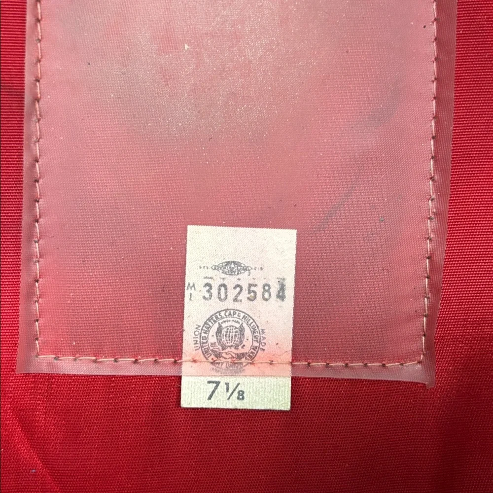 Vintage Chaffeur/ Doorman hat, black wool blend?, patent visor, Union made - Picture 2 of 6